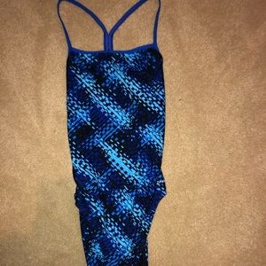 A blue swimsuit